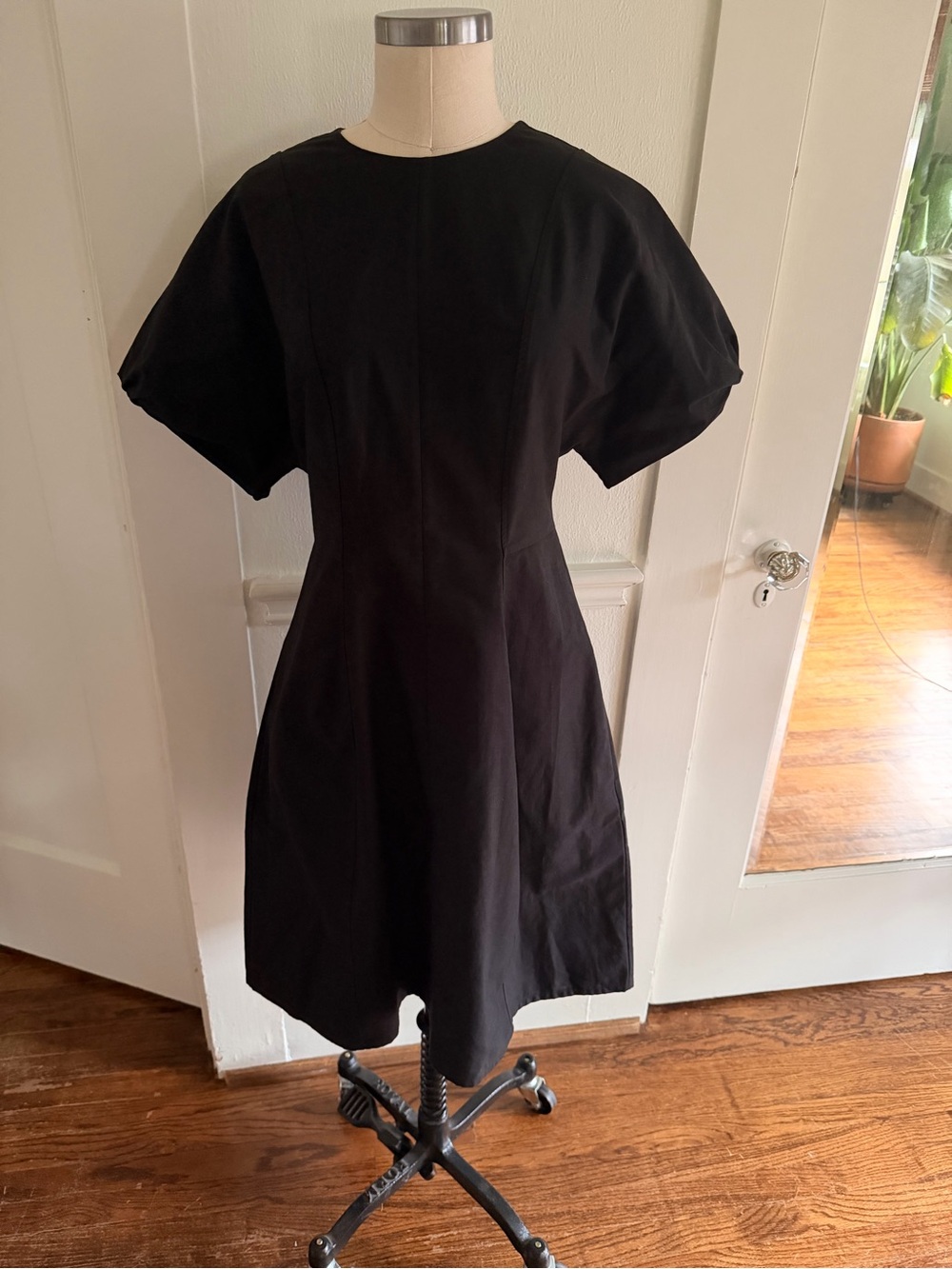 Classic COS Black Short Sleeve Work Dress